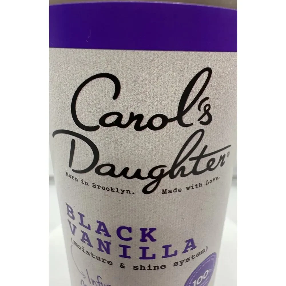 Carol's Daughter Black Vanilla Shampoo 12oz Moisture Shine For Dry Dull Hair New